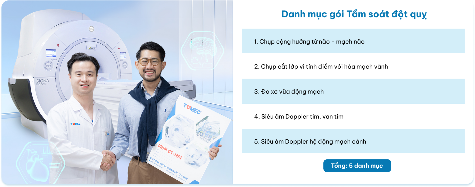 Danh mục gói tầm soát đột quỵ