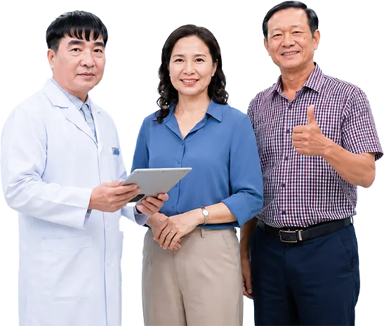Bác sĩ TOMEC và bệnh nhân