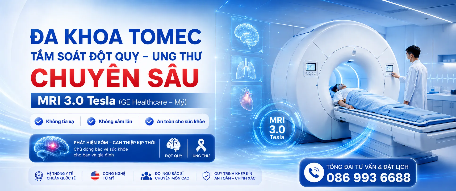 Đa Khoa TOMEC - Tầm Soát Đột Quỵ - Ung Thư Chuyên Sâu