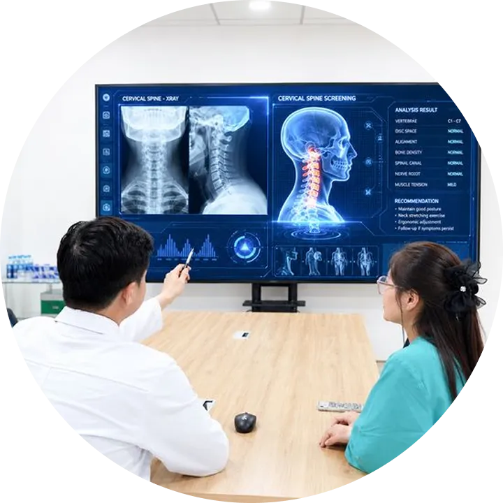 Bác sĩ thăm khám, tư vấn điều trị