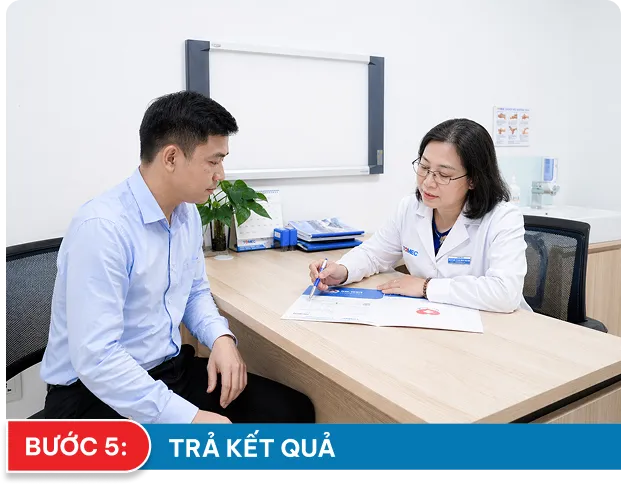 Bước 5: Trả kết quả