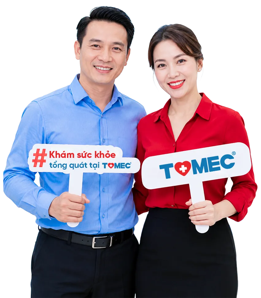 khách hàng khám sức khỏe tổng quát tại TOMEC