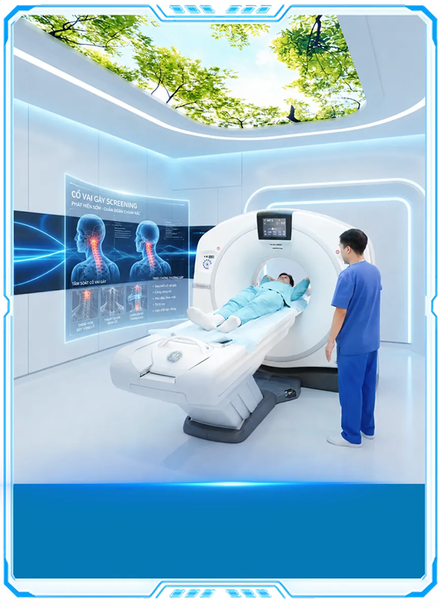 Phòng chụp cắt lớp vi tính CT tại TOMEC