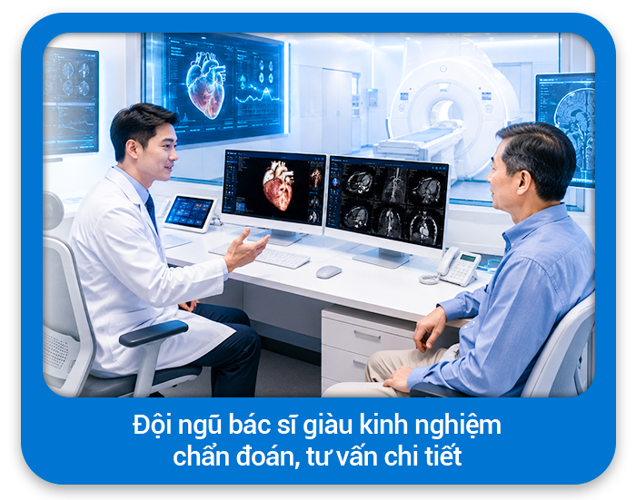Đội ngũ bác sĩ giàu kinh nghiệm chẩn đoán