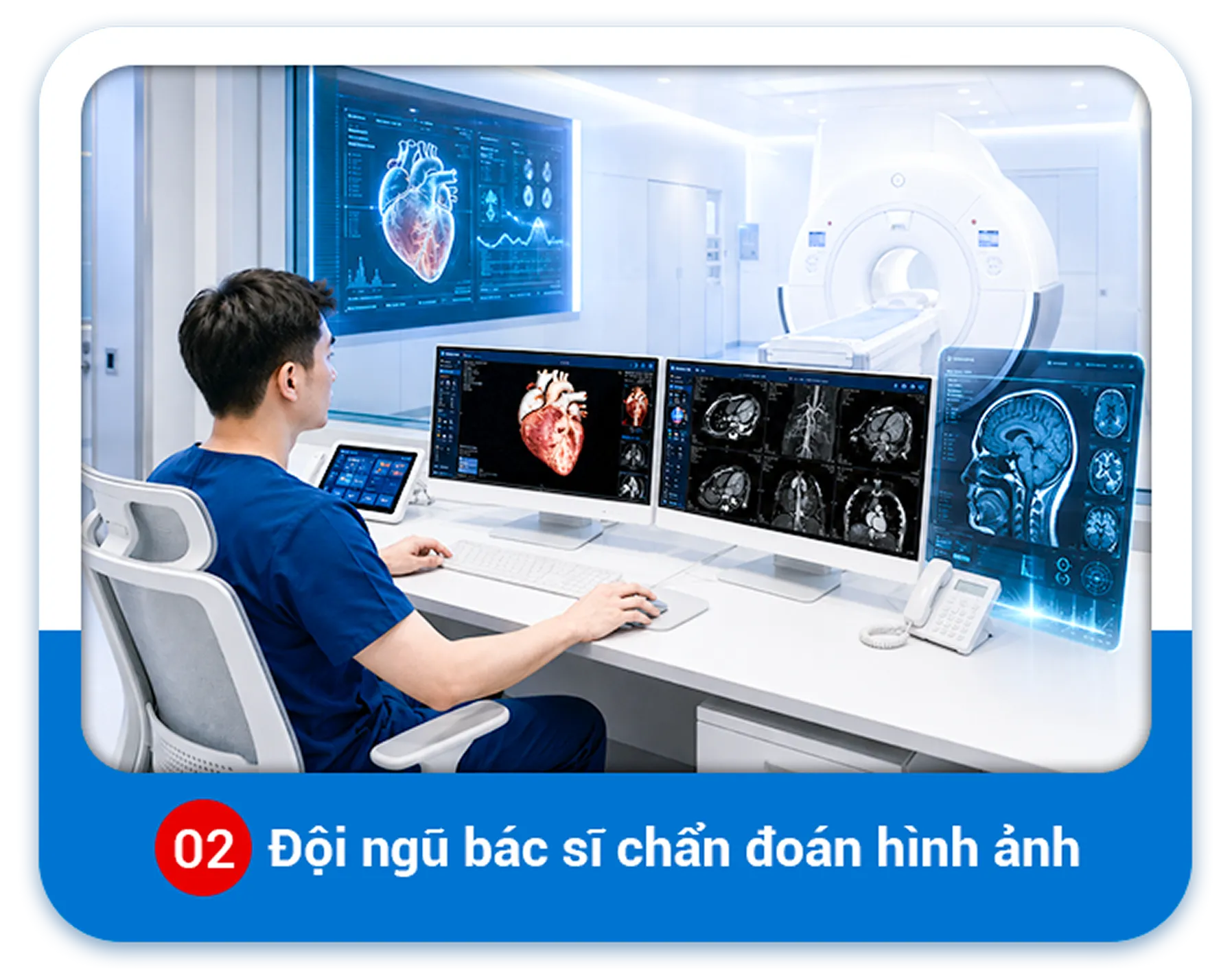 Đội ngũ bác sĩ chuẩn đoán hình ảnh