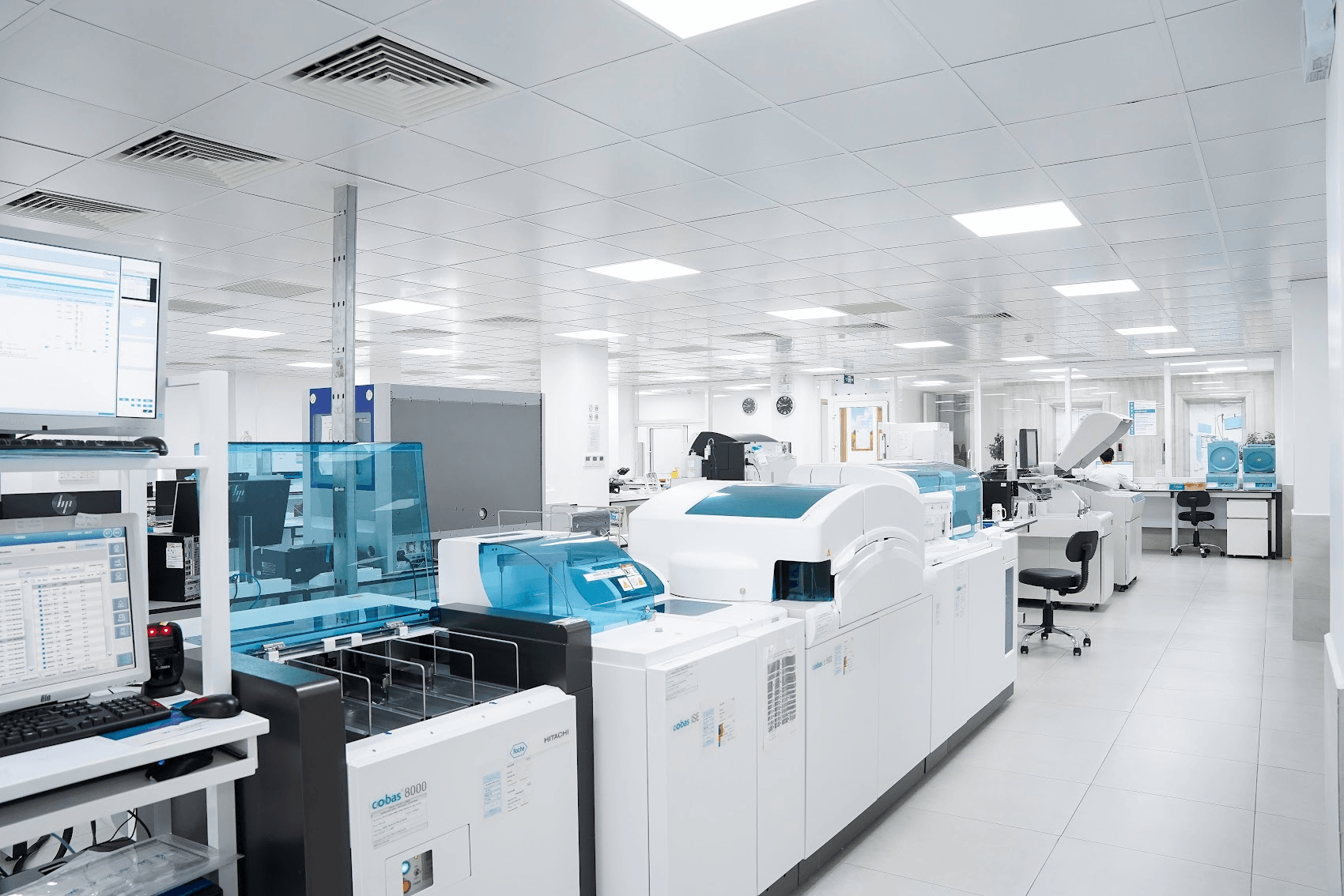 Hệ thống máy xét nghiệm miễn dịch tự động Cobas 8000 (Đức)