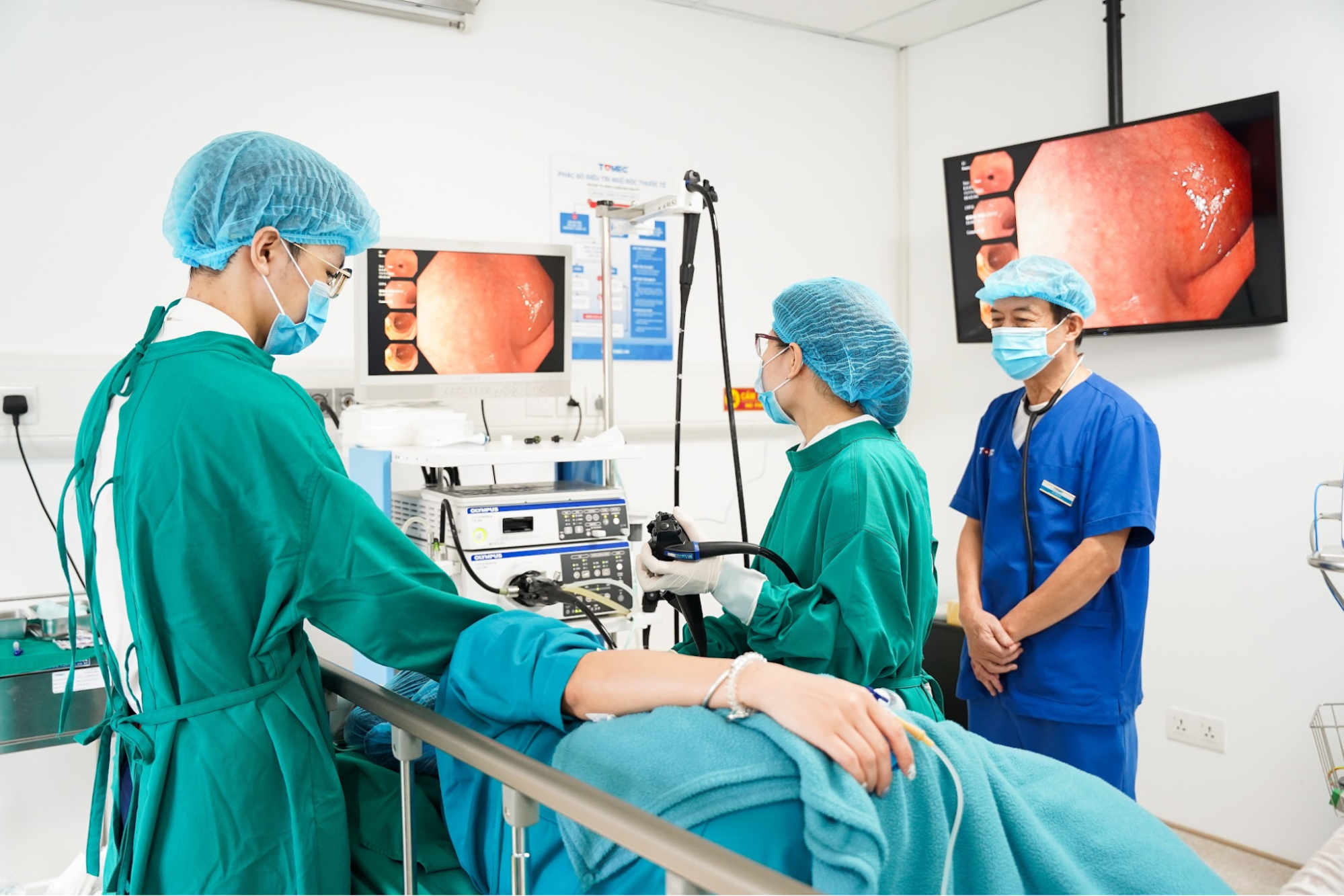 Nội soi dạ dày an toàn, chính xác với Hệ thống Nội soi OLYMPUS EVIS EXERA III CV-190 (Nhật Bản) tại Tomec