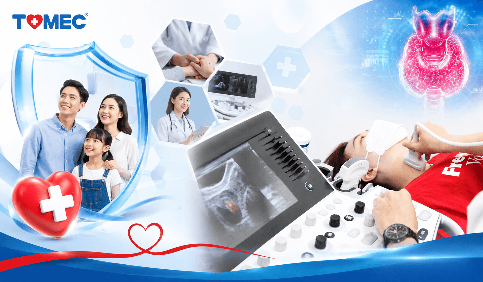 Siêu âm tuyến giáp tại Tomec giúp phát hiện bệnh lý về hệ nội tiết