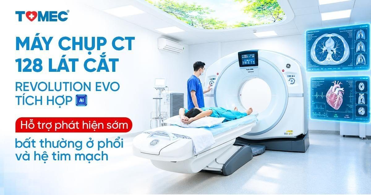 Hệ thống chụp CT 128 lát cắt Revolution EVO
